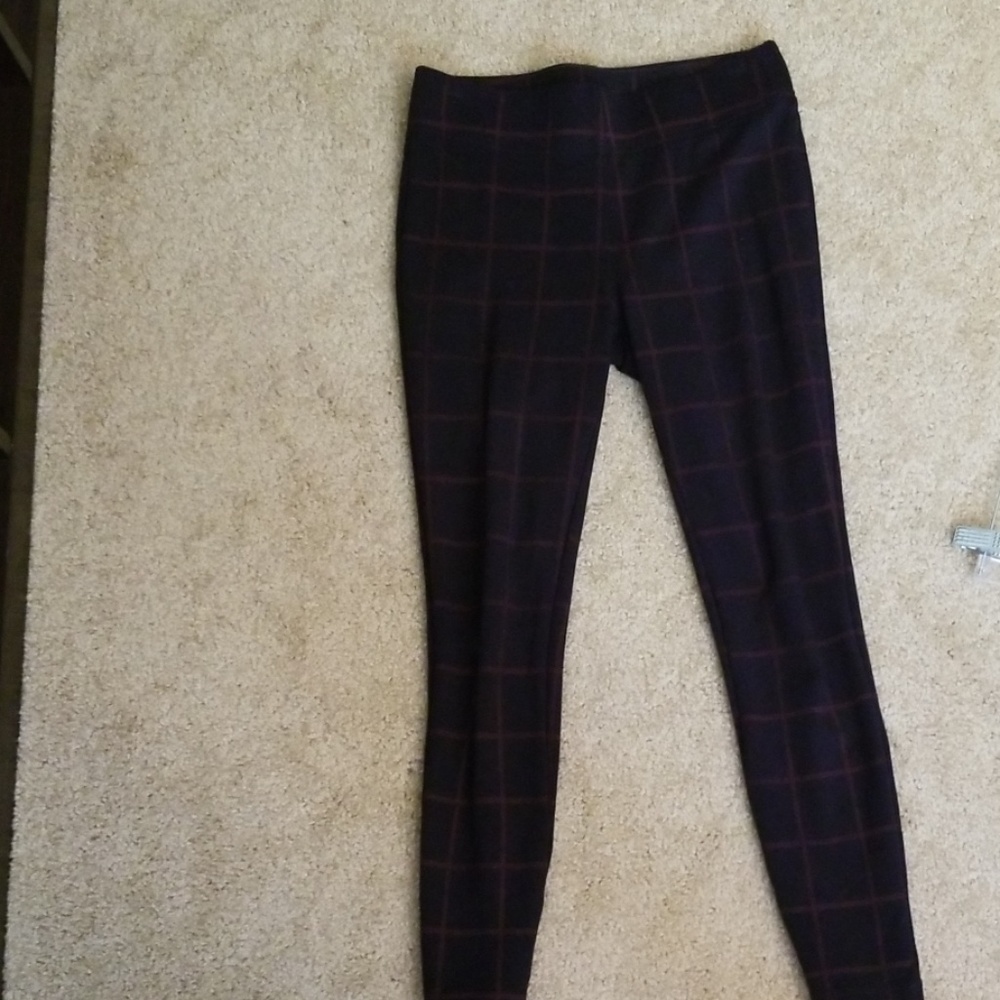 Loft windowpane leggings